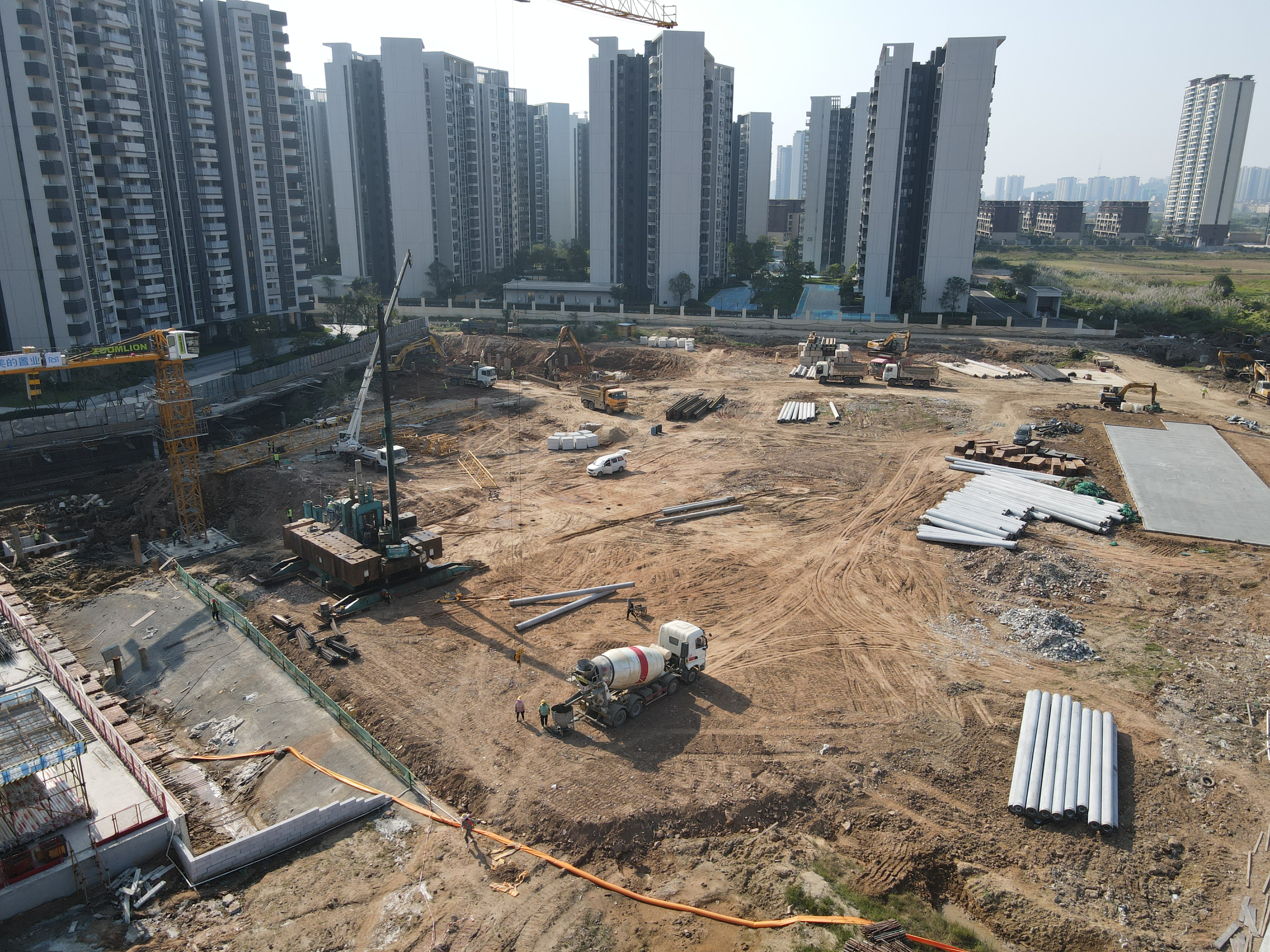 粤桂区域公司阳江新江台大道美的城项目四期-三标地基处理及桩基础工程